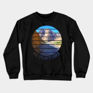 Adventure is Calling I have to go walking outside in nature and enjoy the hike in the beautiful surrounding between rivers, trees, rocks, wildlife and green fields. Hiking is a pure gem of joy.   Crewneck Sweatshirt